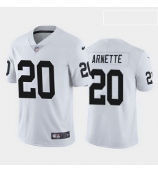 men damon arnette las vegas raiders white vapor limited jersey 