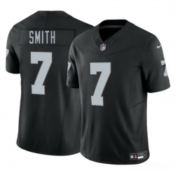 Youth Las Vegas Raiders 7 Geno Smith Black 2025 F U S E  Stitched Football Jersey