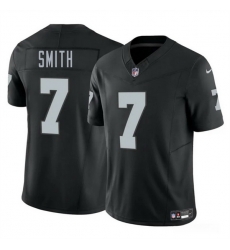 Youth Las Vegas Raiders 7 Geno Smith Black 2025 F U S E Stitched Football Jersey Youth Las Vegas Raiders 7 Geno Smith Black 2025 F U S E Stitched Football Jersey