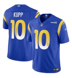 Men Los Angeles Rams 10 Cooper Kupp Royal 2023 F U S E  Vapor Untouchable Limited Stitched Football Jersey