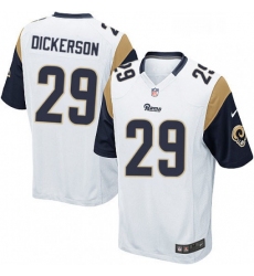 Men Nike Los Angeles Rams 29 Eric Dickerson Game White NFL Jersey