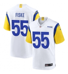 Men's Los Angeles Rams #55 Fiske Braden White 2024 Draft F.U.S.E. Vapor Untouchable Football Stitched Jersey