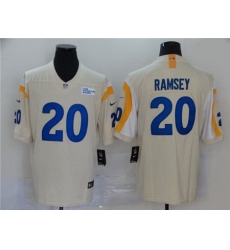 Nike Rams 20 Jalen Ramsey Bone 2020 New Vapor Untouchable Limited Jersey