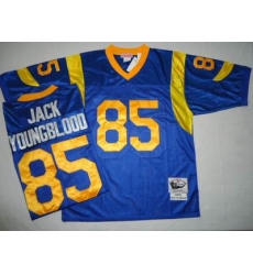 St.Louis Rams Jerseys 85 Jack Youngblood blue throwback