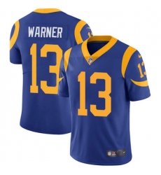 Nike Rams #13 Kurt Warner Royal Blue Alternate Youth Stitched NFL Vapor Untouchable Limited Jersey