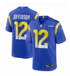 Youth Nike Los Angeles Rams 12 Van Jefferson Royal Blue Alternate Stitched NFL Vapor Untouchable Limited Jersey