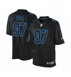 Men Los Angeles Chargers 97 Joey Bosa Limited Black Rush Impact Football Jersey