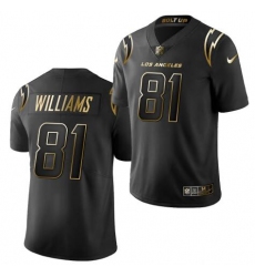 Men Mike Williams Los Angeles Chargers Black Gold limited edition Limited Jerse