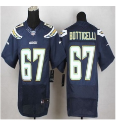 NEW San Diego Chargers #67 Cameron Botticelli Navy Blue Team Color Men Stitched NFL New Elite Jersey