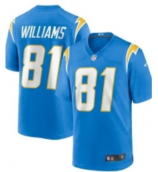 Nike Chargers 81 Mike Williams Blue Vapor Untouchable Limited Jersey