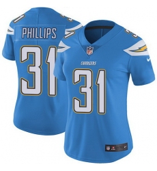 Nike Chargers 31 Adrian Phillips Electric Blue Alternate Womens Stitched NFL Vapor Untouchable Limited Jersey