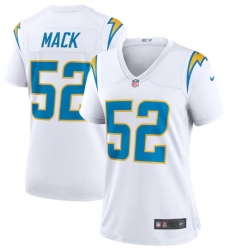 Women Los Angeles Chargers Khalil Mack #52 White Vapor Limited Jersey