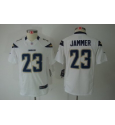 Youth Nike San Diego Chargers #23 Quentin Jammer White Limited Jerseys