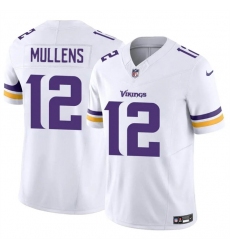 Men Minnesota Vikings 12 Nick Mullens White 2023 F U S E  Vapor Untouchable Limited Stitched Jersey