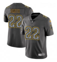 Mens Nike Minnesota Vikings 22 Harrison Smith Gray Static Vapor Untouchable Limited NFL Jersey