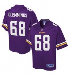 Minnesota Vikings # 68 T J  Clemmings  Purple elitie Jerseys