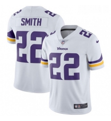 Youth Nike Minnesota Vikings 22 Harrison Smith White Vapor Untouchable Limited Player NFL Jersey