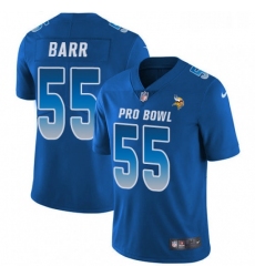 Youth Nike Minnesota Vikings 55 Anthony Barr Limited Royal Blue 2018 Pro Bowl NFL Jersey