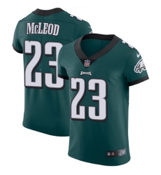 Men Nike Eagles #23 Rodney McLeod Midnight Green Team Color Stitched NFL Vapor Untouchable Elite Jersey