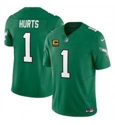 Men Philadelphia Eagles 1 Jalen Jurts Kelly Green 2025 F U S E With 4 Star C Patch Vapor Untouchable Limited Throwback Stitched Football Jersey Men Philadelphia Eagles 1 Jalen Jurts Kelly Green 2025 F U S E With 4 Star C Patch Vapor Untouchable Limited Throwback Stitched Football Jersey