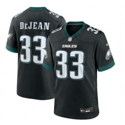 Men Philadelphia Eagles 33 Cooper DeJean Black  F U S E Vapor Untouchable Limited Stitched Football Jersey