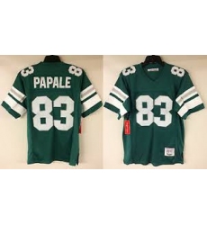 Men Reebok Vince Papale Eagles #83 Green jersey