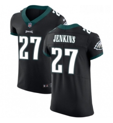 Mens Nike Philadelphia Eagles 27 Malcolm Jenkins Black Alternate Vapor Untouchable Elite Player NFL Jersey