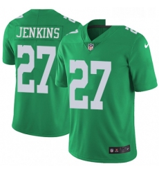 Mens Nike Philadelphia Eagles 27 Malcolm Jenkins Limited Green Rush Vapor Untouchable NFL Jersey