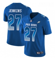Mens Nike Philadelphia Eagles 27 Malcolm Jenkins Limited Royal Blue 2018 Pro Bowl NFL Jersey