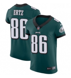 Mens Nike Philadelphia Eagles 86 Zach Ertz Midnight Green Team Color Vapor Untouchable Elite Player NFL Jersey