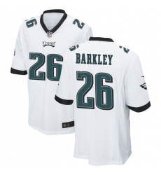 Men's Philadelphia Eagles #26 SAQUON BARKLEY white Vapor Untouchable Limited Stitched Football Jersey
