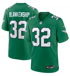 Men's Philadelphia Eagles Nike Reed Blankenship #32 Kelly Green Stitched NFL Jersey Men's Philadelphia Eagles Nike Reed Blankenship #32 Kelly Green Stitched NFL Jersey