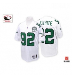 Mitchell And Ness Philadelphia Eagles 92 Reggie White White Authentic Throwback NFL Jersey