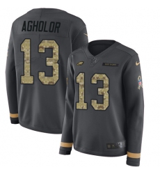 Nike Eagles #13 Nelson Agholor Anthracite Salute to Service