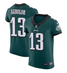 Nike Eagles #13 Nelson Agholor Midnight Green Team Color Mens Stitched NFL Vapor Untouchable Elite Jersey