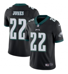 Nike Eagles #22 Sidney Jones Black Alternate Mens Stitched NFL Vapor Untouchable Limited Jersey