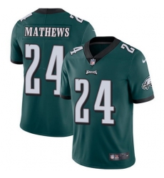 Nike Eagles #24 Ryan Mathews Midnight Green Team Color Mens Stitched NFL Vapor Untouchable Limited Jersey