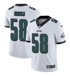Nike Eagles #58 Jordan Hicks White Mens Stitched NFL Vapor Untouchable Limited Jersey
