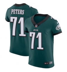 Nike Eagles #71 Jason Peters Midnight Green Team Color Mens Stitched NFL Vapor Untouchable Elite Jersey