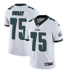 Nike Eagles #75 Josh Sweat White Mens Stitched NFL Vapor Untouchable Limited Jersey
