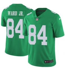 Nike Eagles 84 Greg Ward Jr  Green Men Stitched NFL Limited Rush Jersey