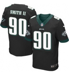 Nike Eagles #90 Marcus Smith II Black Alternate Mens Stitched NFL Elite Jersey