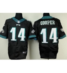 Nike Philadelphia Eagles 14 Riley Cooper Black Elite NFL Jersey