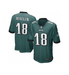 Nike Philadelphia Eagles 18 Jeremy Maclin green Game NFL Jersey