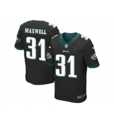 Nike Philadelphia Eagles 31 Byron Maxwell Black Elite NFL Jersey