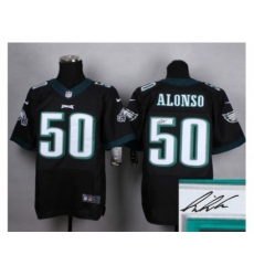 Nike Philadelphia Eagles 50 Kiko Alonso black Elite Signature Jerseys