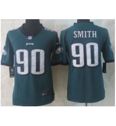 Nike Philadelphia Eagles 90 Marcus Smith Green Limited NFL Jersey