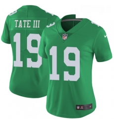 Womens Nike Philadelphia Eagles 19 Golden Tate III Limited Green Rush Vapor Untouchable NFL Jerse