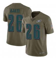 Nike Eagles #26 Jay Ajayi Olive Youth Stitched NFL Limited 2017 Salute to Service Jersey