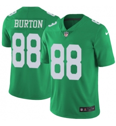 Nike Eagles #88 Trey Burton Green Youth Stitched NFL Limited Rush Jersey